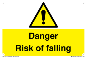 Danger Risk of falling